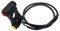 Moto 22 cm Universale Manubrio Elettrico Interruttore di Luci Nebbia Fari DC 12V Moto Accessori