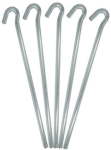 AMANKA Unverwüstlich 5 Dreikant Zelt-Heringe XL Erdnägel 230x6mm Bodenanker Camping-Zeltnägel Erdanker Robust Verzinkt