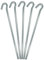 AMANKA Unverwüstlich 5 Dreikant Zelt-Heringe XL Erdnägel 230x6mm Bodenanker Camping-Zeltnägel Erdanker Robust Verzinkt
