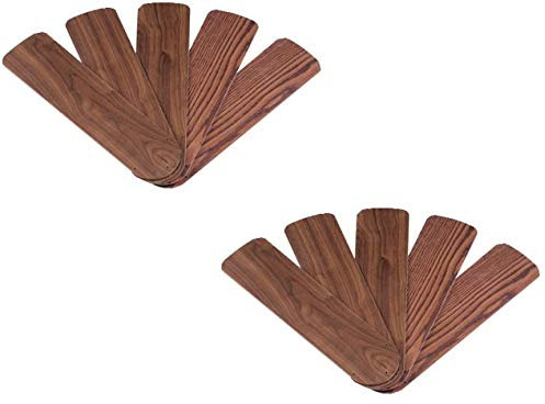 Wellington 42-Inch Oak/Walnut Replacement Fan Blades, Five-Pack (2 Pack)