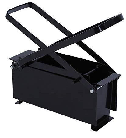 Briquette Maker, DIY Recycle Newspaper Briquette Maker Paper Log Brick for Heating Fire Stove Home Tool, 25.6x12.6x8.2cm