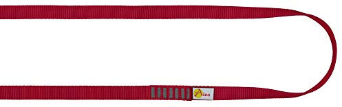 ALIENS Bandschlinge Open Sling (Bruchlast 22 kN/2200kg, 16 mm Breite) Verschiedene Längen in unterschiedlichen Farben, Farbe:120 cm rot