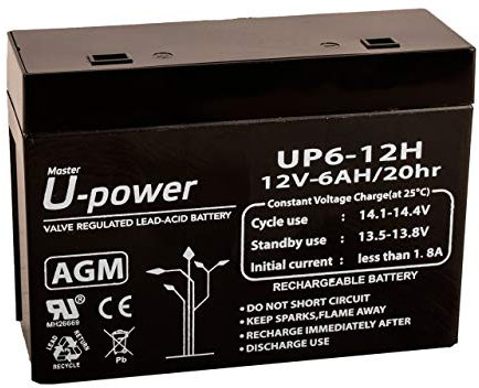Bleiakku AGM 6 Ah 12 V Faston