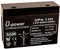 Batterie au Plomb AGM 6 Ah 12 V FASTON Interne