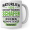 Pagma Druck Tasse Schaf Geschenk, Becher Geschenkidee für Schäfer & Schafzüchter, Kaffeetasse Schafzucht Schäferei Schäfchen Kaffeebecher