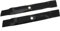 Jardiaffaires Jeu de Lames Mulching 544mm pour John Deere remplace GX22151
