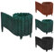 Ram® Bordure de pelouse en Bois Flexible décorative pour Jardin Vert 203 x 30 cm