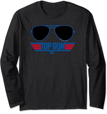 Top Gun Fightertown USA Brille Langarmshirt