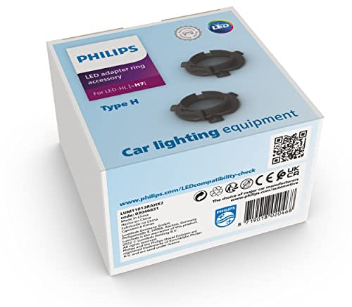 Philips Adapterringe Typ RAH für LED Scheinwerferlampen (H7) Ultinon Pro3021