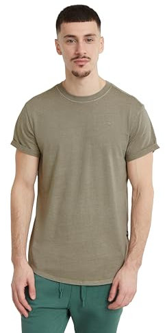 G-STAR RAW Herren Overdyed Lash T-Shirt T-Shirts, Grau (rock ridge gd D16396-2653-G471), S