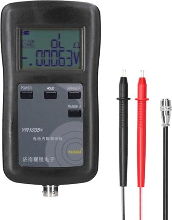 Mulcort Strumento per test di resistenza interna della batteria al litio YR1035 ad alta precisione veloce Gruppo 18650 per veicoli elettrici 100 V