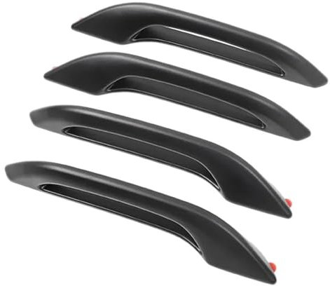 QPRPWHZI For Tesla For Model 3 Y Door Handle Handle Sticker Cover Car Modification Door Handle 4 Pieces Car Styling Accessories Exterior Door Handle Decorative Shell (Color : 4pcs Matte black)