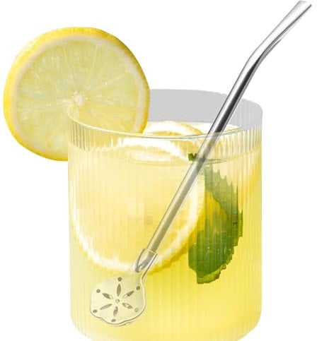 Pajita con filtro de té, pajitas filtrantes de acero inoxidable | pajitas reutilizables con filtro de agua, pajitas portátiles en de flor para café, restaurantes, té con leche