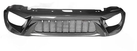Griglia Radiatore Per Jeep Per Renegade 2016 2017 2018 Esterni Tuning Accessori Parti Griglie Racing Griglia Carbonio Nero Opaco Presa D'aria Stile Griglie(19 20 CP)