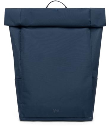 Rolltop-Rucksack, navyblau.