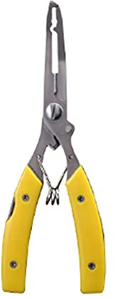 Lure Clamp Fishing Pliers Hook Multi-Function Control Fishing Pliers Road Pliers Split Ring Pliers Lead Open Hook Fishing Tackle Wire Cutter Lure Pliers