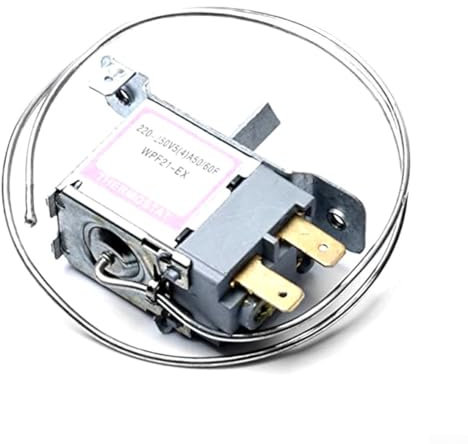 Termostato per frigorifero, WPF21-EX termostato per frigorifero, controllo della temperatura, sonda a 2 pin, 50 cm, CA 220-250 V, 5 (4) A 50/60F