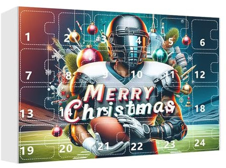 24 Days Christmas Countdown Calendar Contains 24 Football Accessories, Football Advents Calendar 2024,teenage Boy Giftx Christmas Decoration Football Kit Collectible Joyful Present For Kids Adult Fans