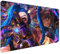 League of Legends Jinx Gaming Mouse Mat, Large Mouse Mat, XXL 900 x 400 mm, Non-Slip Rubber Base Stitched Edges, for PC, Laptop, Large Extended Desk Protection for Home Office