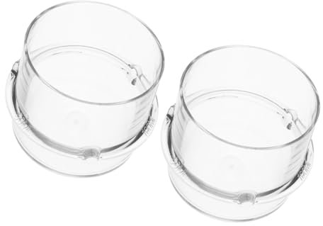 LABRIMP 2piezas Taza Medidora De Plástico Tapa Selladora Accesorio De Medición para Cubierta Antirrobo y De Almacenar