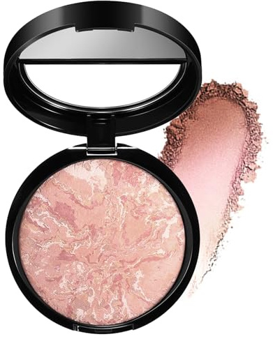 Setting Powder - Wasserfest Matt Gebackene Puder Makeup für das Pendeln und das Tägliche, Ölkontrolle, Langanhaltendes Make-Up & Sanfter Natürlichen Glow, Baking Powder (#02 Hell, 15 g)