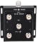 Hiraith 4-Way Coaxial Remote Antenna Switch 1.8-60MHz 500W PEP, Antenna Switch, Heavy Duty Aluminum Alloy SO-239 Connector for Ham Radio & RF Applications