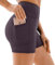 Persit Sporthose Damen Kurz Radlerhose - Sport Leggins Yoga Shorts Sommer Kurze Leggings Laufhose Dunkelviolett-S