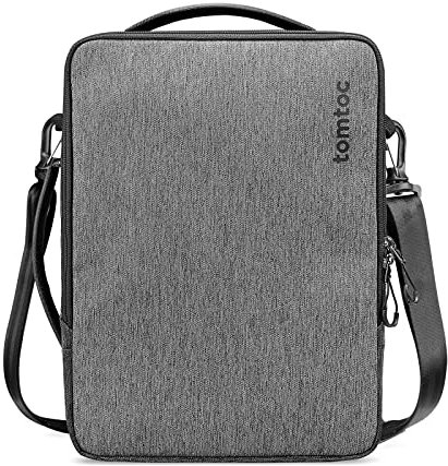 tomtoc 360 Protective Laptop Shoulder Bag for 13-14 Inch MacBook Air/Pro M4/M3/M2/M1, 13-inch iPad Pro M4/iPad Air M2, 13-13.8 Inch Surface Laptop, Copilot+ PC, Water-resistant Case