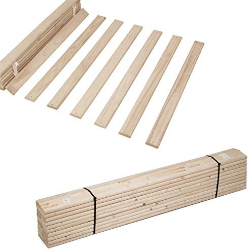 Helo Rolllattenrost Lattenrost Rollrost Holzlatten Bettrost Latten 23 Latten 120 x 200 cm (Premium B5)