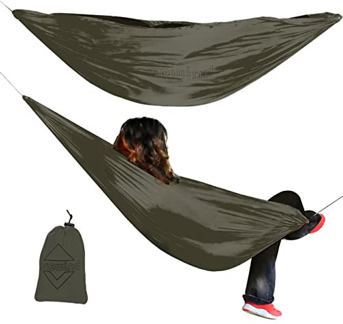 onewind Premium Gear Hängematte Underbelly Storage, leichte und tragbare Mini Hängematte Gear Sling für Camping, Backpacking, Angeln und Segeln, 160cm*140cm OD Green