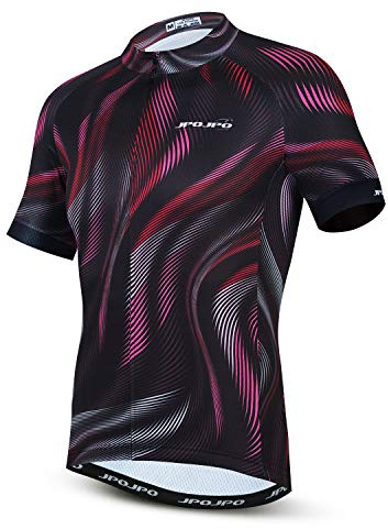 JPOJPO Herren Radtrikot MTB Tops Fahrrad T-Shirt Kurzarm Bike Bekleidung Jacke S-3XL