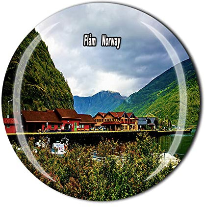 Flam Norway Kühlschrankmagnet Kristall Touristen Souvenir Geschenkkollektion Kühlschrank Magnet Aufkleber