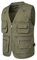 Yukirtiq Hombres Chaleco de Pesca Transpirable Bolsillo Múltiple Chalecos Táctica Ligero Chaleco de Trabajo Caza Senderismo Chaleco de Secado Rápido, Verde, 3XL