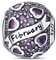 LONGLUCK 925 Sterling Silber Birthstone, Charms passt Charms Armbänder für Frau, mit Cubic Zirkonia Dangle Anhänger Bead, Birthday für Valentinstag Muttertag Geschenk