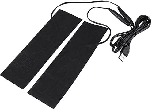 1 Pair 5V USB Carbon Fiber Heating Mat,USB Electric Heating Element Film Heater Pads for Clothes Seat Pet Warmer