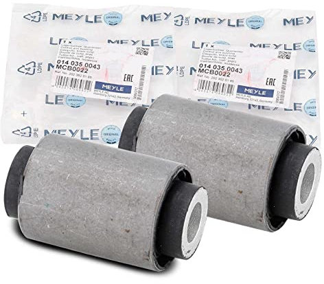 2x Original MEYLE 0140350043 Querlenkerbuchse Hinterachse Kompatibel mit C-Klasse W202 1993-2003 CLC-Klasse CL203 2008-2011 E-Klasse W124 W210 A124 C124 A124 1993-1998