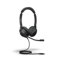 Jabra Evolve2 30 SE Casque stéréo Filaire antibruit, Technologie d'appel à 2 micros et câble USB-C, Fonctionne avec Les Plateformes de Communication unifiée comme Zoom et Google Meet, Noir