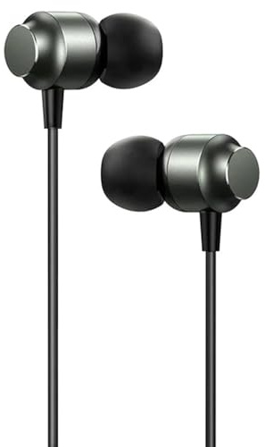 Joyroom JR-EC06 Type-C Series In-Ear-Ohrhörer aus Metall, verdrahtet, Dunkelgrau