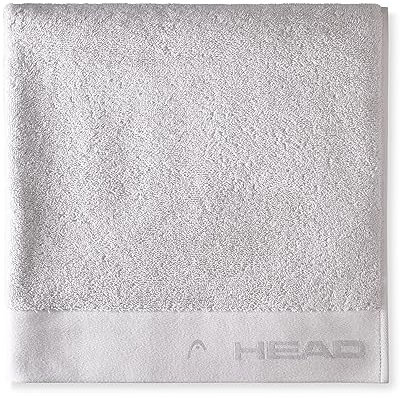 Head Dynamic - Asciugamano in Spugna Puro Cotone 100% Certificato, Ideale come Asciugamano Palestra, Telo Doccia e Bagno 70x140 Rapida Asciugatura, Asciugamani Bagno Morbidi Assorbenti, Antartic Grey