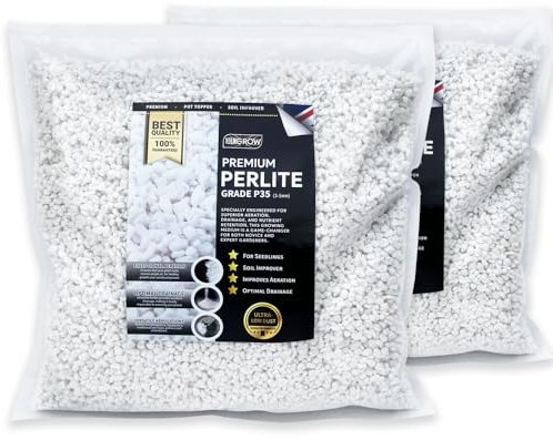 UKGrow Supreme Perlite 20L Bag: Premium Soil Enhancer for Gardening Masters