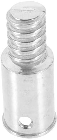 HOLIDYOYO Threaded Tip Replacement 19mm Pole Handle Replacement Extension Pole Adapter Tips Metal Threaded Handle Tips End Adapter for Wood Metal Pole Stick Mop Broom Brush