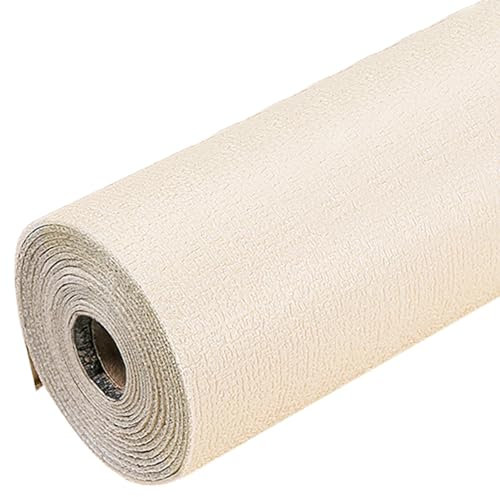 Furtryvl 5m Linen Effect Glitter Textured Paste The Wall Wallpaper, Adhesive Wallpaper, Grasscloth Wallpaper Peel and Stick Wallpaper, Modern Wallpaper for Living Room, Bedroom, Fireplace