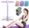 Multifunctional Pedal Puller Resistance Rope, Pedal Puller Resistance Band, Foot Pedal Resistance Band with Handle, 4/6-Tube Yoga Tension Rope, Pedal Tension Rope for Abdomen, Waist (6-Tube,Basic-B)