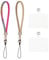 sourcing map 2Pcs Universal Phone Lanyard, Detachable Wrist Strap Glitters with Phone Patches Luxury String Bling Phone Strap for DIY, Earbuds, Keychain, Coin Purse, Wallet, Gold Multicolor