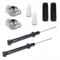 2 Gas Stoßdämpfer + Domlager hinten für A3 8P Golf 4 Bora Polo 6R