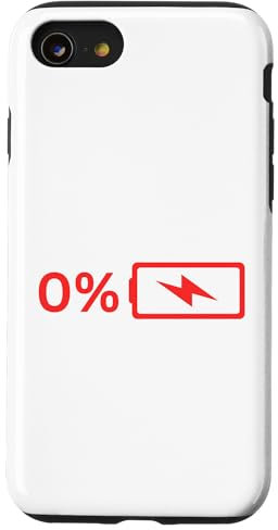 iPhone SE (2020) / 7 / 8 1% Battery – 1% Battery I Funny Low Energy Percent Case