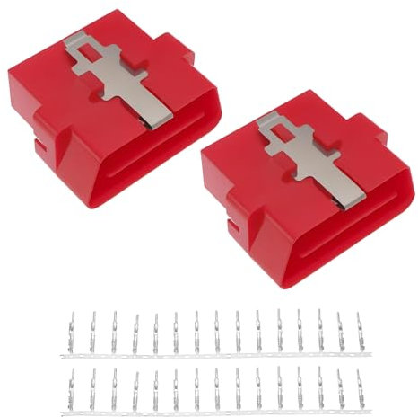 ECSiNG 2 Set OBD2 Strumento Di Diagnostica Per Auto OBD2 16 Pin Maschio Presa Di Estensione Diagnostica Per Veicoli OBD2 Adattatore Connettore Di Estensione Diagnostica