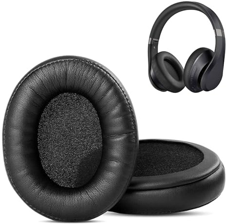 H20 Kopfhörer Ersatz Ohrpolster Kompatibel mit Mpow H20 H 20 Bluetooth Kopfhörer(Proteinleder und Memory-Schaum Ersatzpolster)