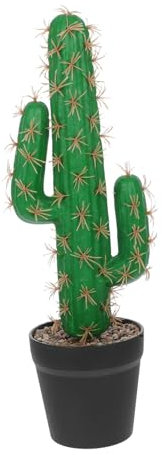 PRETYZOOM Cactus Finto Alto Decorazione Artificiale Del Deserto Ornamento Verde Pianta Di Plastica Realistica Per Casa Ufficio Veranda Tavolo Decorazione