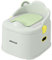 AIYAPLAY 3-in-1 Kindertopf, Töpfchen mit Griffe, abnehmbar Kindertöpfchen, bis 50 kg belastbar, für 6-72 Monaten Kinder, Kunstleder, Kunststoff, Grau